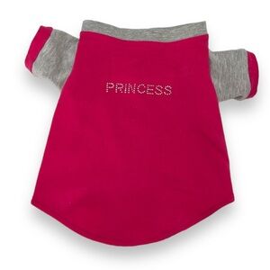 🦋 5/$25 - Hip Doggie Princess Shirt - Size XL